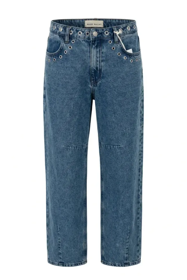 Amiek Janice jeans mid blue dames
