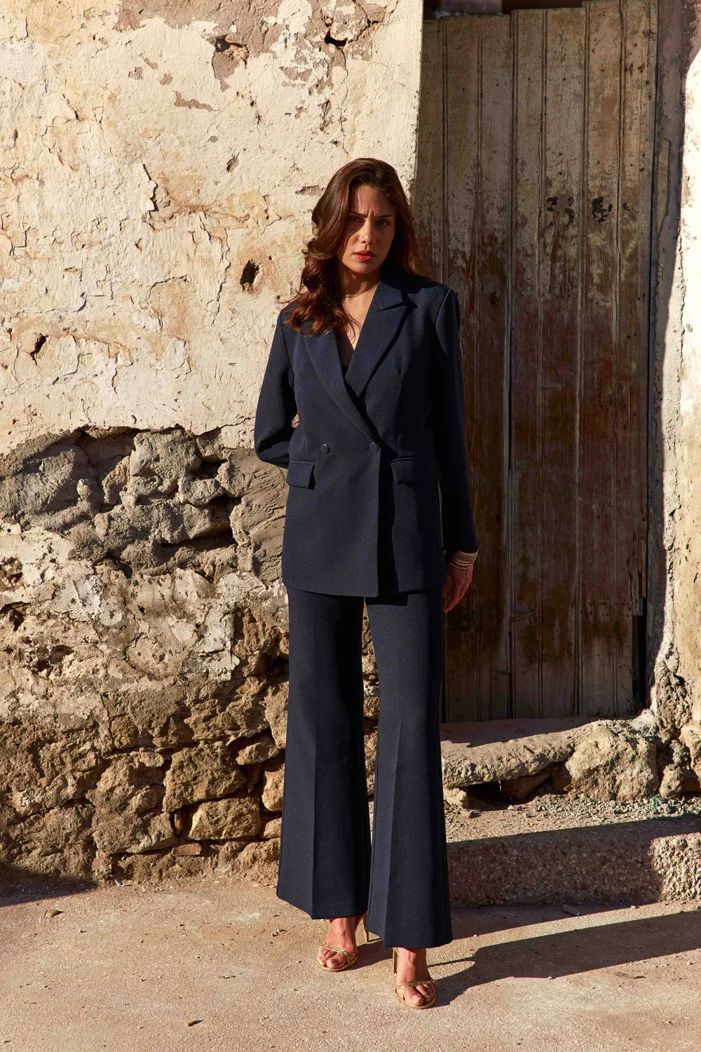 La Petite Etoile Nala blazer marine rechte pasvorm