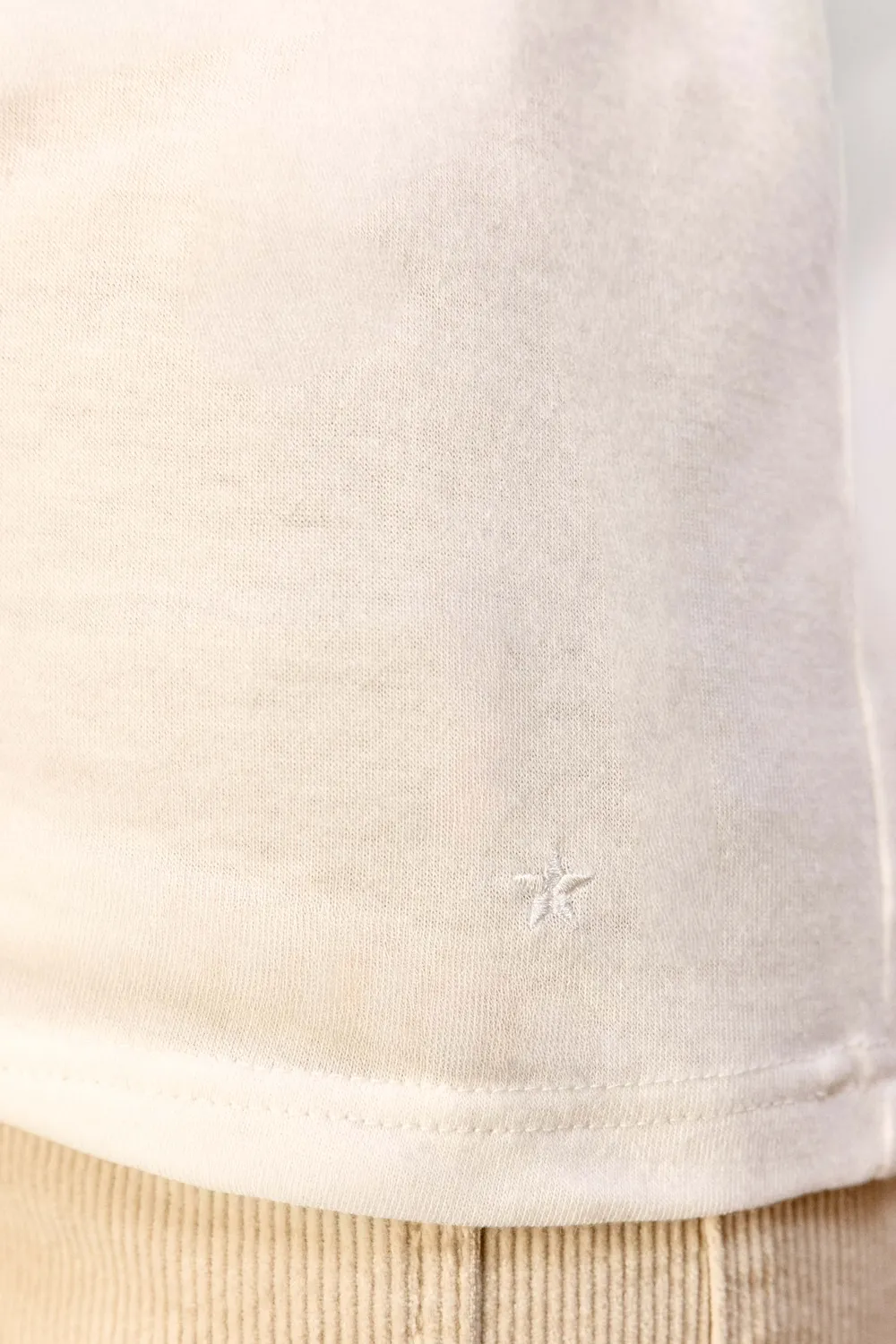 La Petite Etoile Tavy shirt lange mouwen ecru ruim