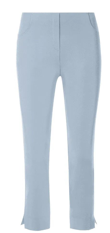 Stehmann Loli dames pantalon khaki Tencel stretch
