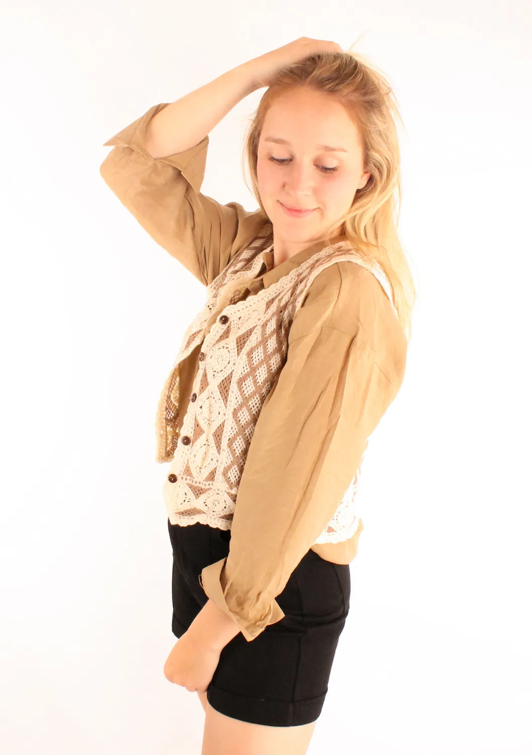 LOVEDRUNKY Blouse Oversized blouse camel one size