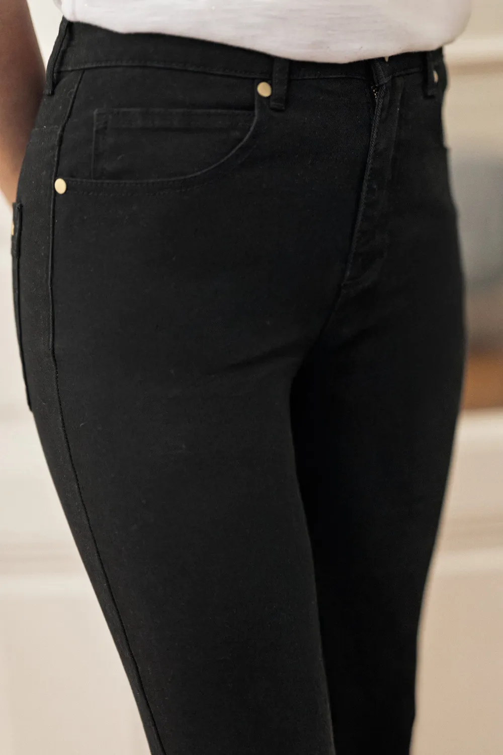 La Petite Etoile Brieg jeans slim zwart