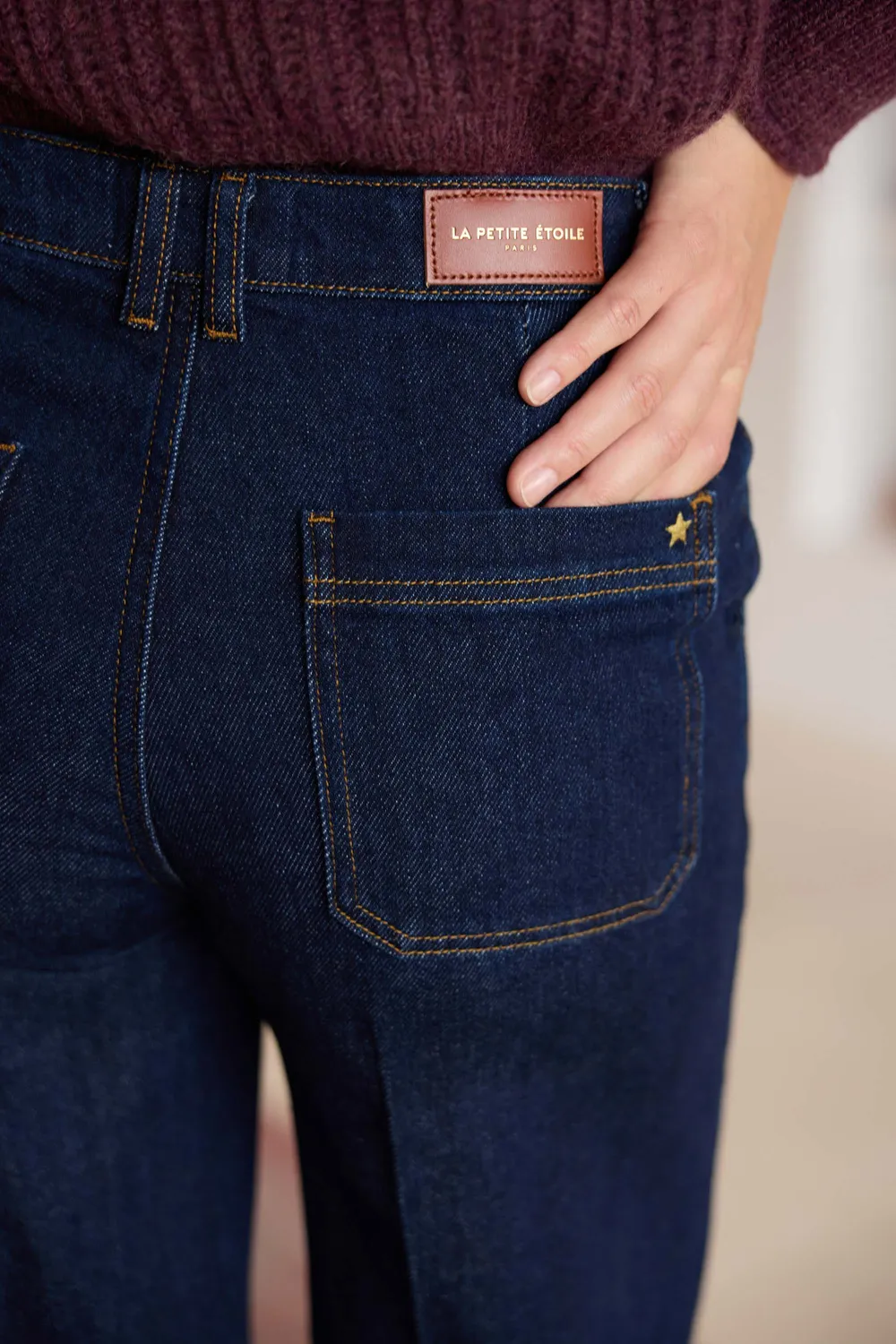 La Petite Etoile Petrona wijde jeans 98-brut