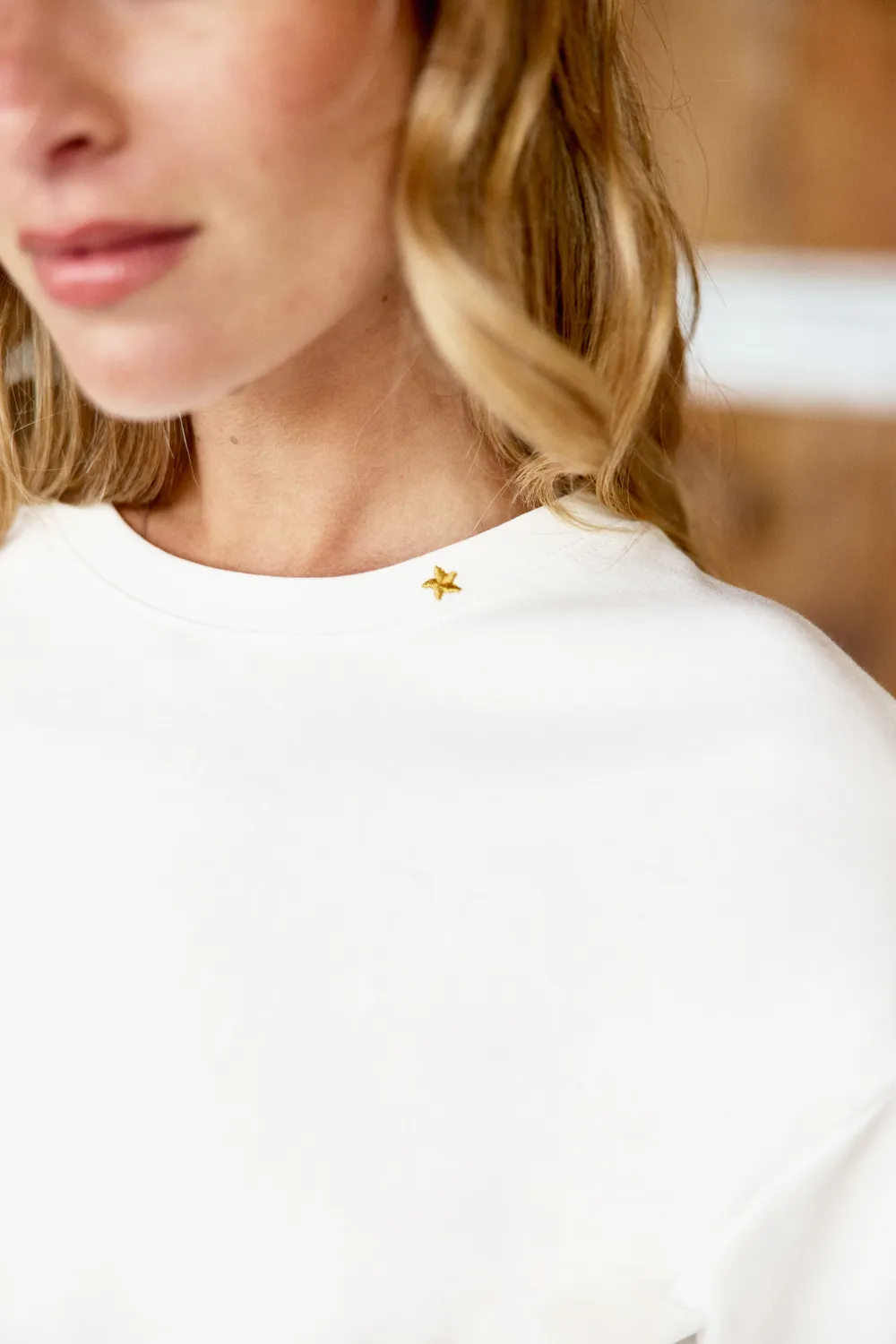 La Petite Etoile Tais T-shirt oversize ecru ster