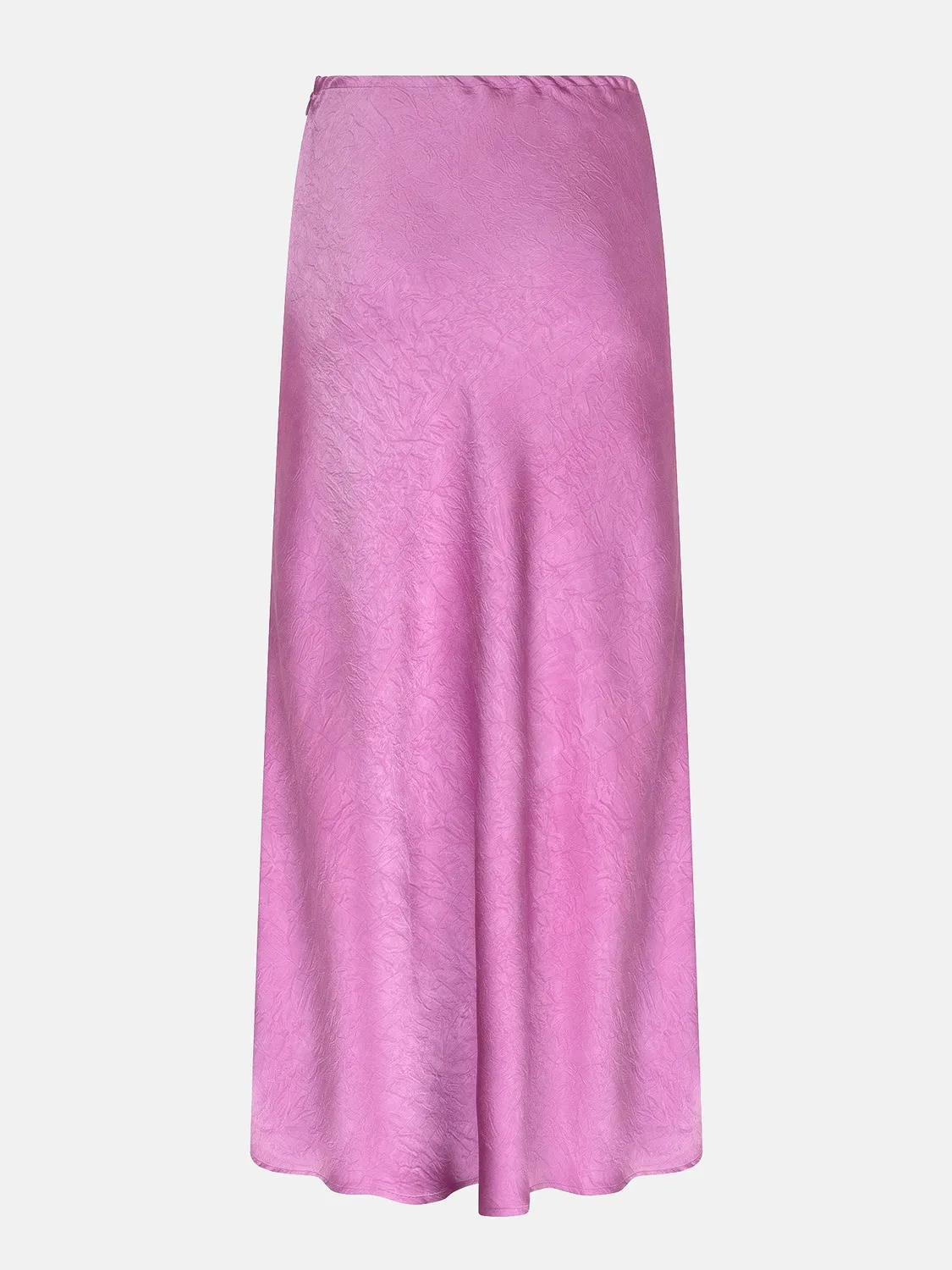 Amiek Skirt Rae rok paars satijn maxi aangesloten