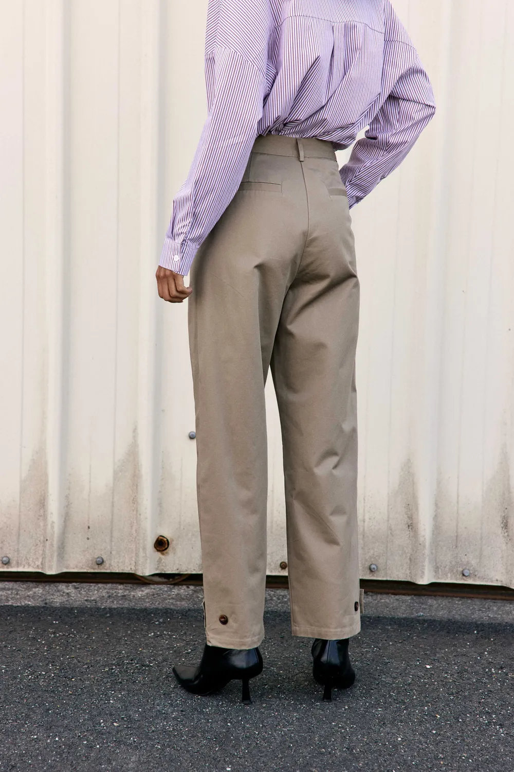 La Petite Etoile Prim broek kaki barrel