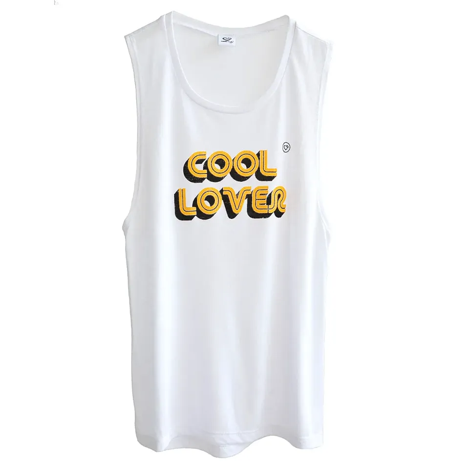 LOVEDRUNKY Cool Lover tanktop wit low armhole viscose