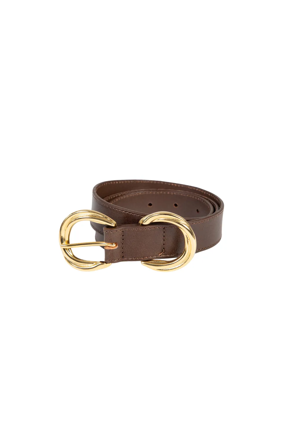La Petite Etoile Alix riem 16-marron leer