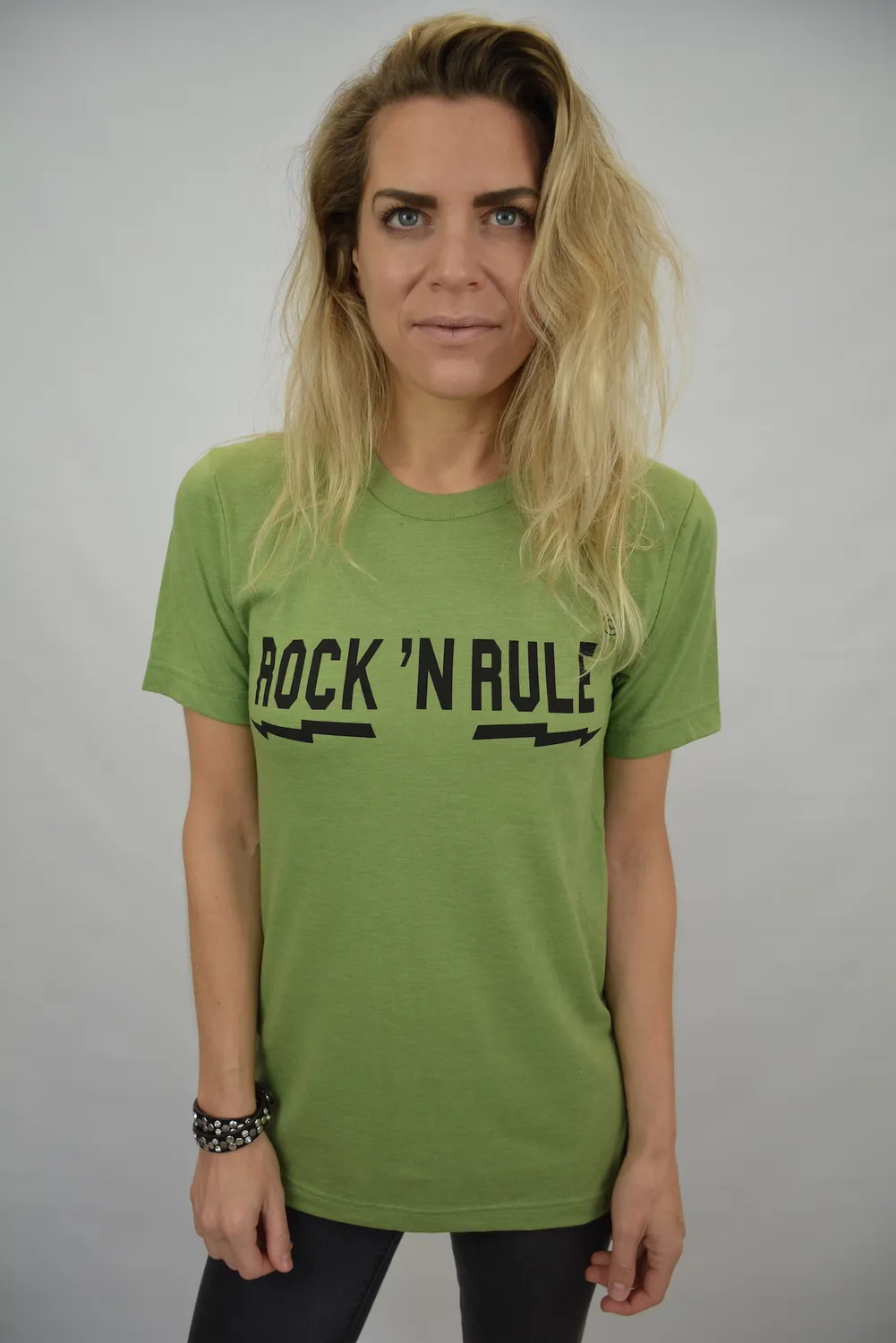 LOVEDRUNKY Rock ’n Rule Groen t-shirt festival