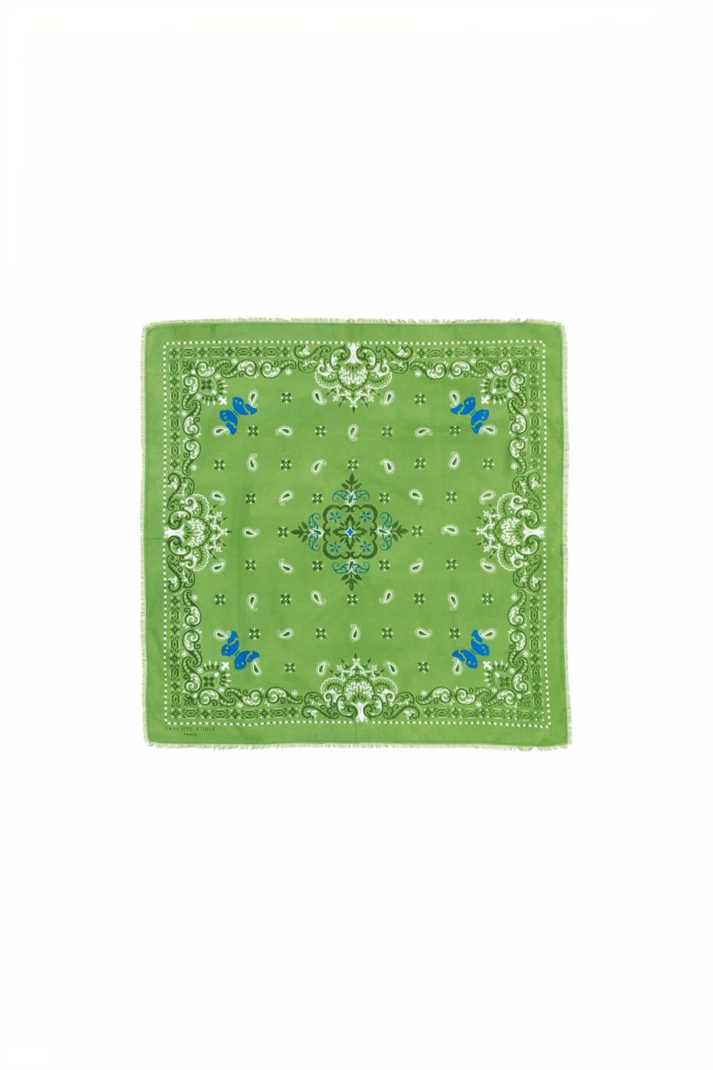 La Petite Etoile Alexio bandana sjaal groen katoen