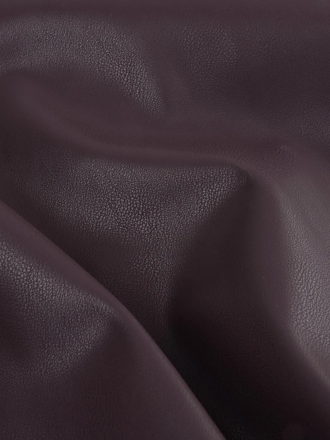 Amiek Teagan pants aubergine faux leather wide leg