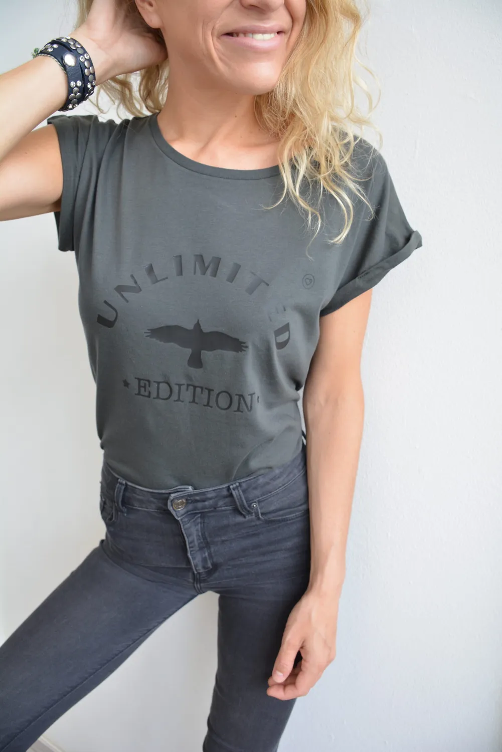 Lovedrunky Unlimited Edition Rolled-off T-shirt groen