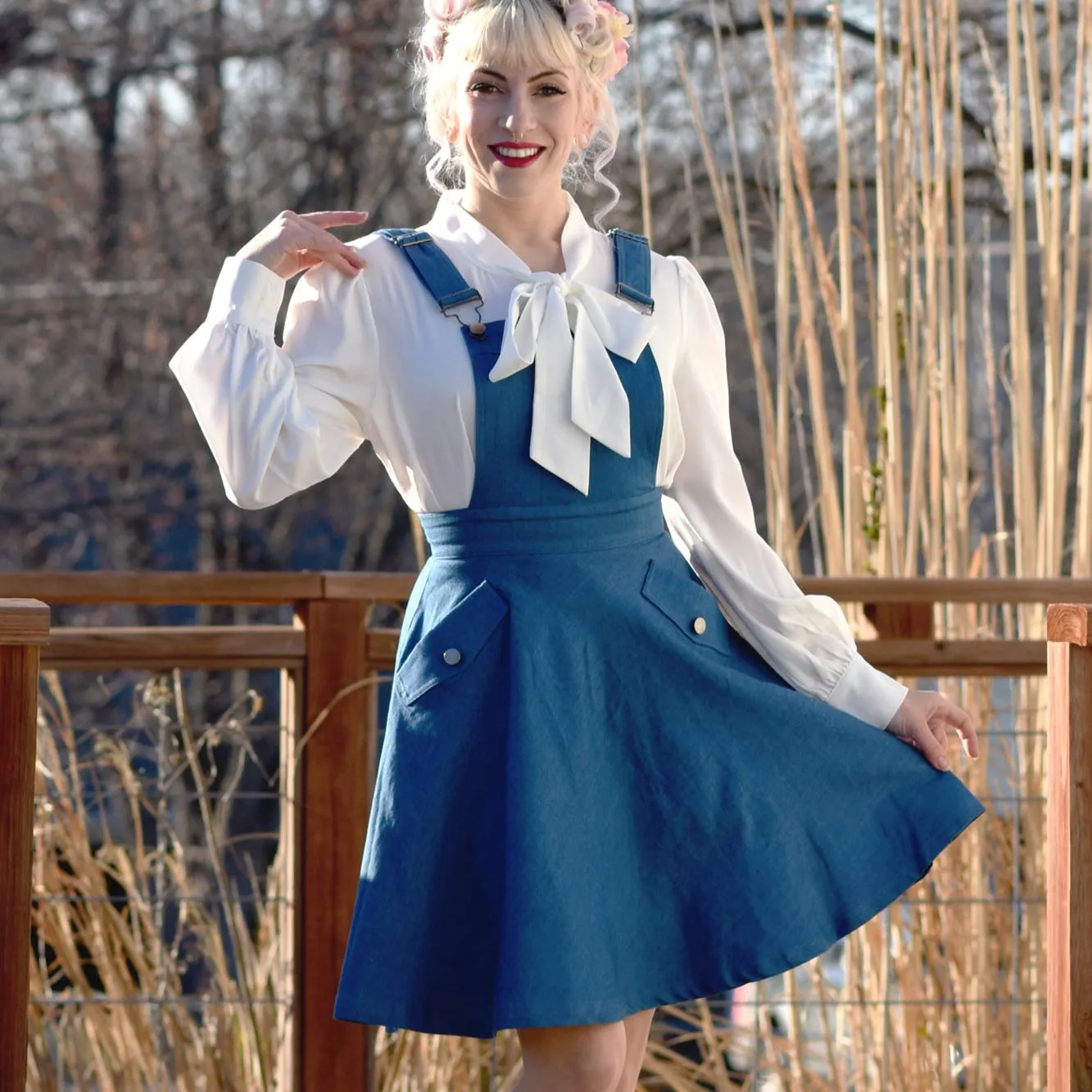 Tatyana Scout Denim jumper blauw spijkerstof