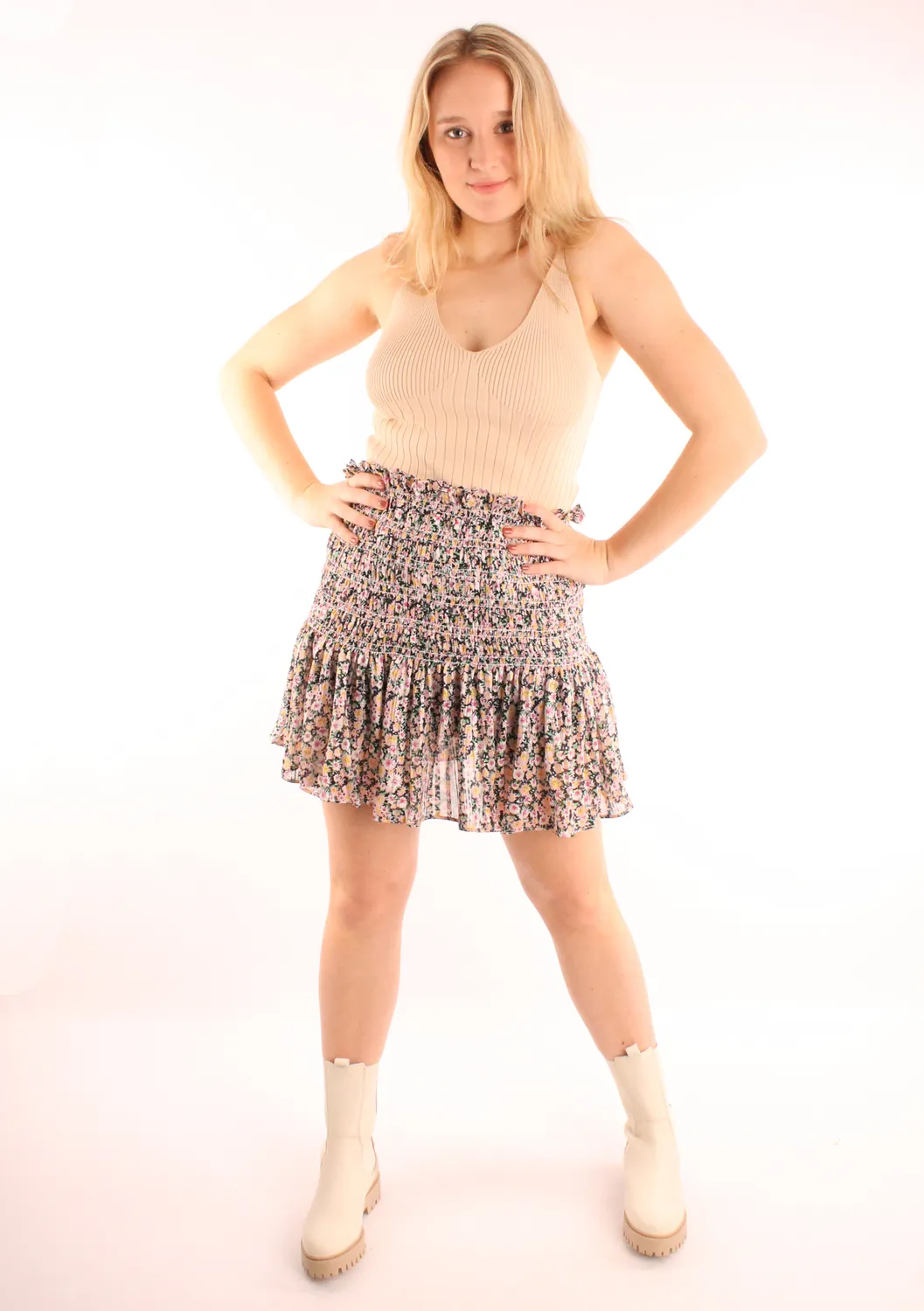 LOVEDRUNKY Rok Smock rokje zwart met broekje