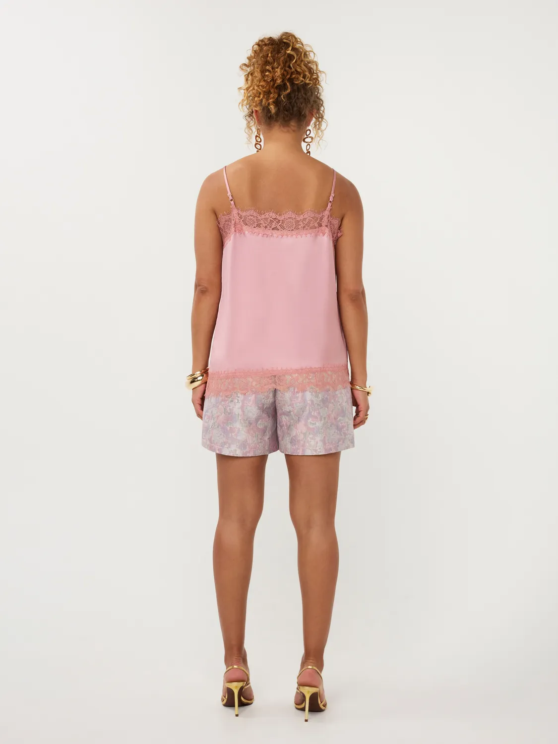 Amiek Skort Maddie skort lichtroze jacquard 41 cm