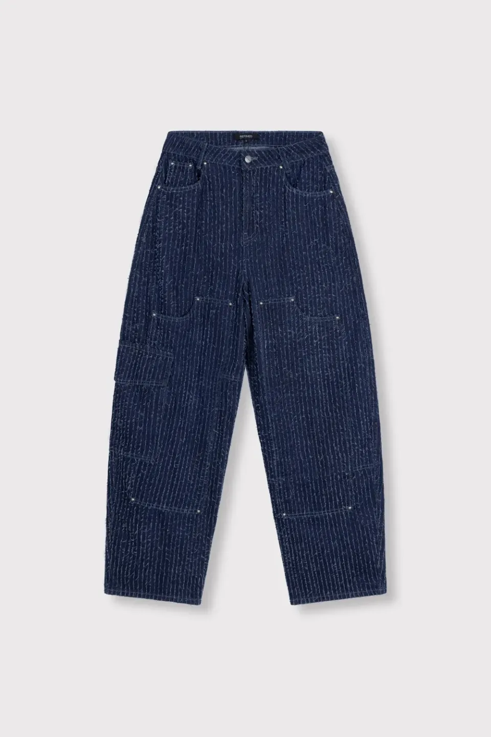Amiek Coco balloon jeans blue denim katoen