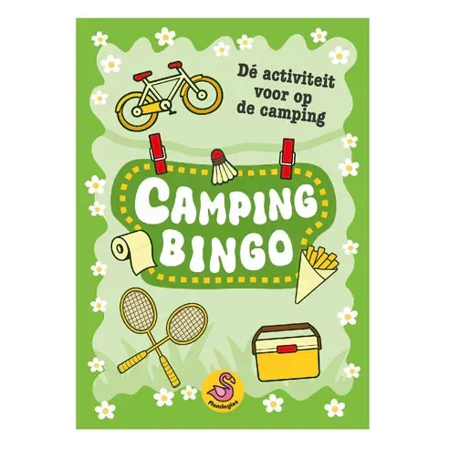 Amiek Camping Bingo spel 25 kaarten A6