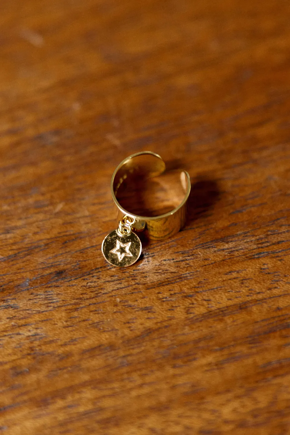 La Petite Etoile Aimi gehamerde ring goud TU