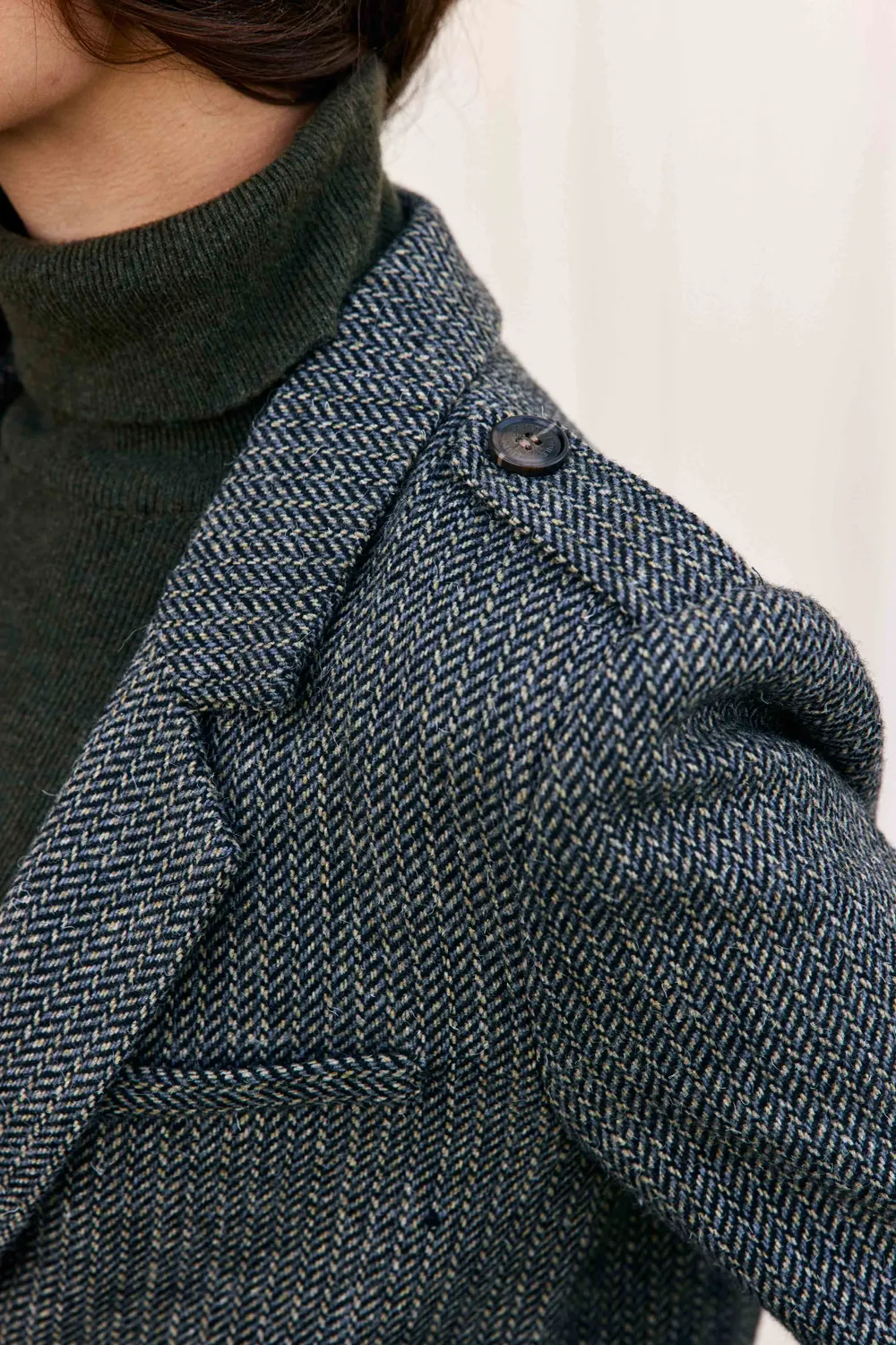 La Petite Etoile Vidala jas zwart chevron