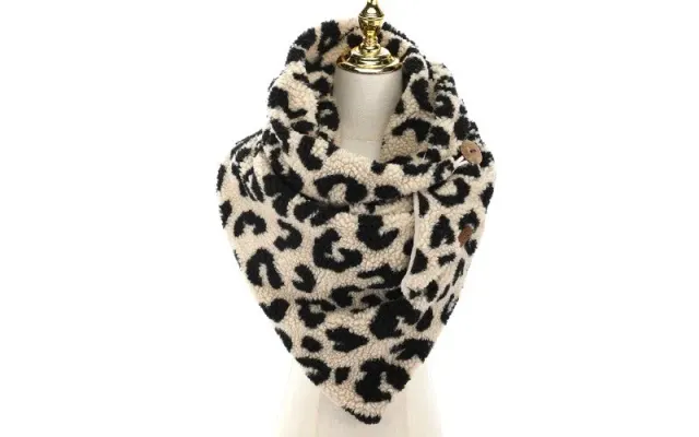 Amiek Furano sjaal black panter teddy