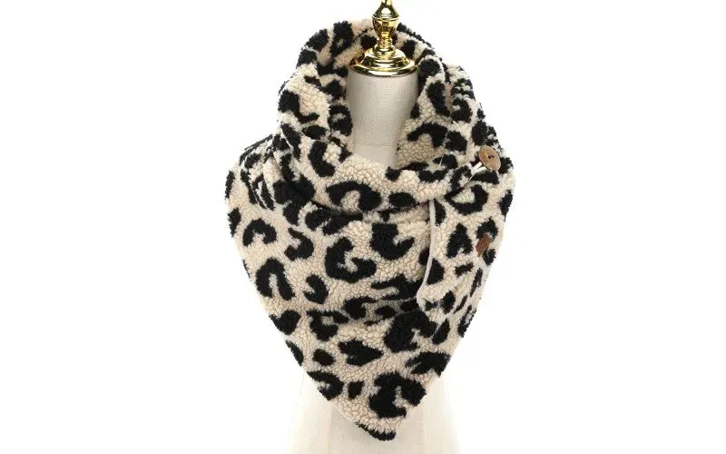 Amiek Furano sjaal black panter teddy
