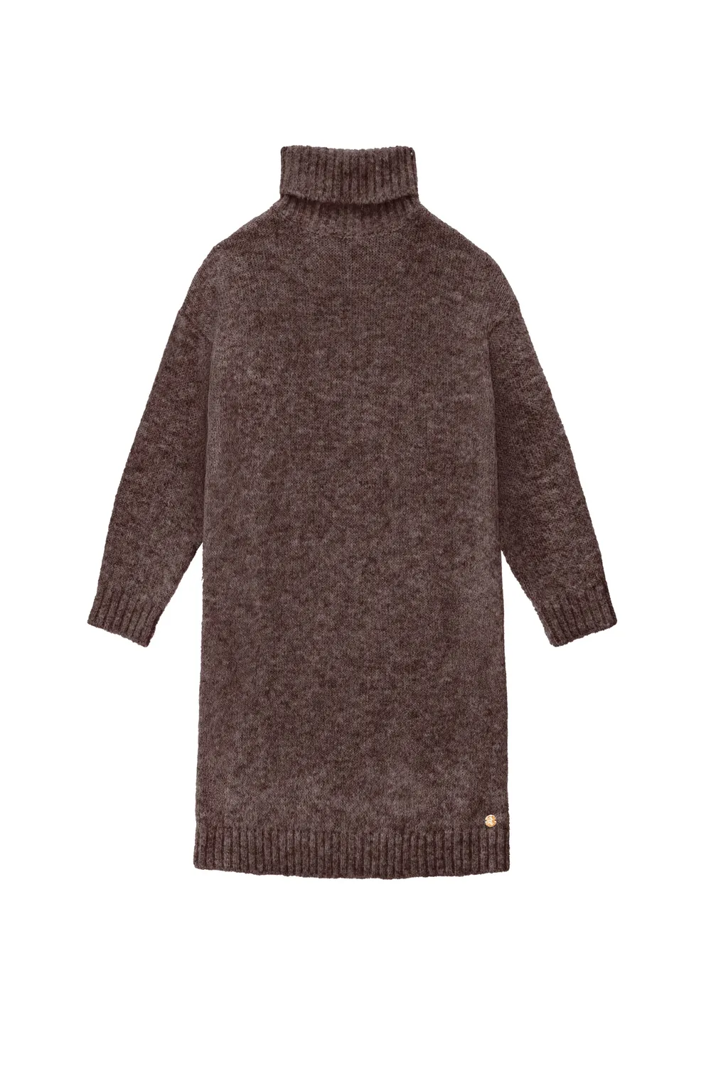 La Petite Etoile Mathea jurk bruin gebreid