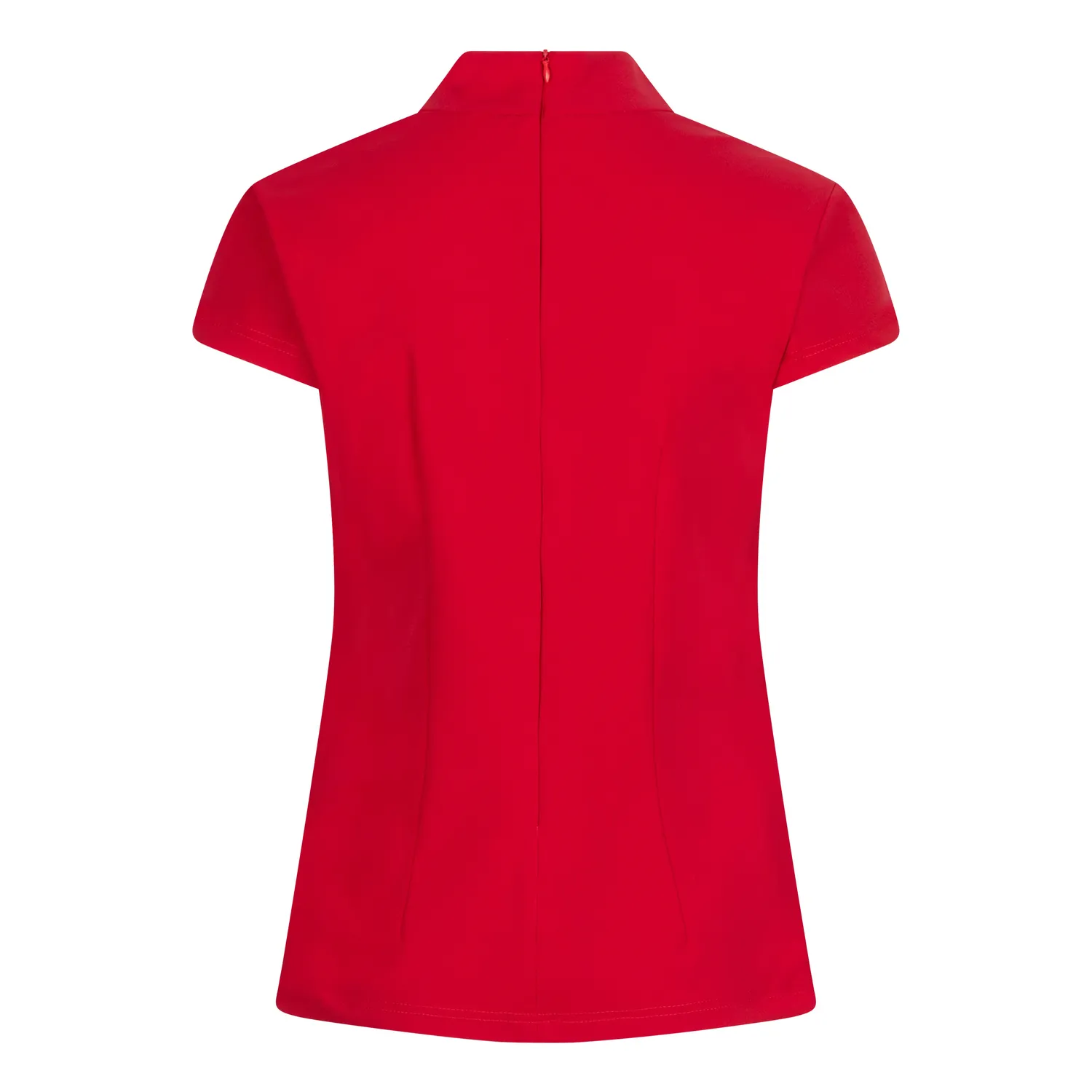 Laboutiek Donna Cap Sleeve Travel Top rood col