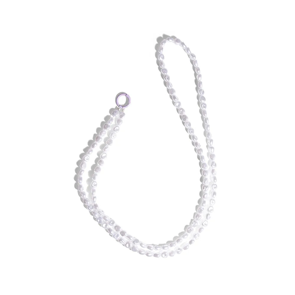 Amiek Fanny schouderkoord pearl 130 cm