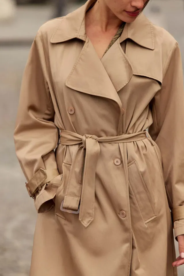 La Petite Etoile Farago trenchcoat beige lang