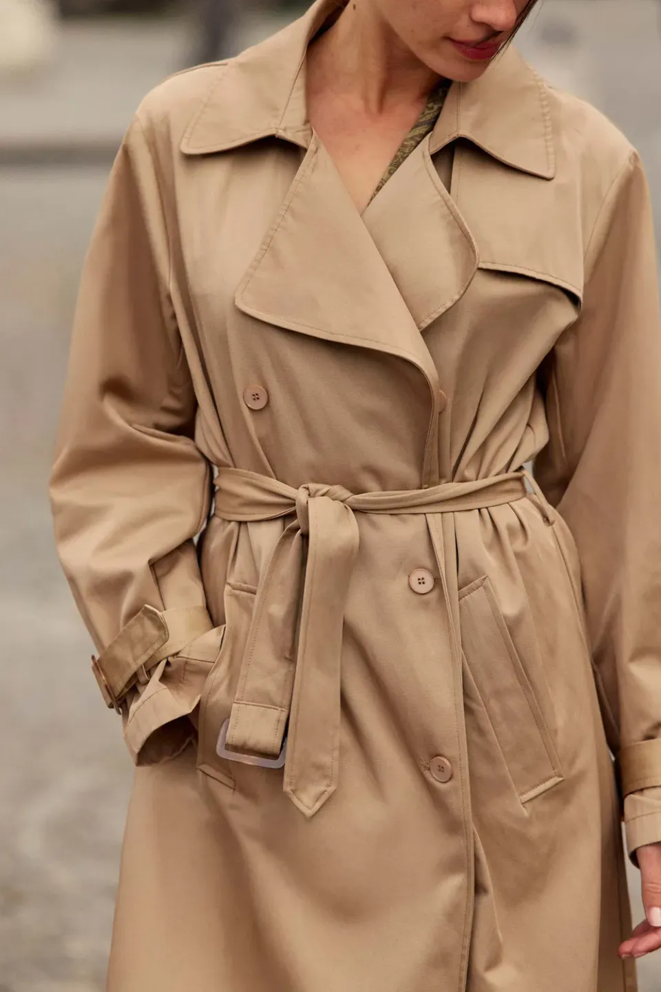 La Petite Etoile Farago trenchcoat beige lang