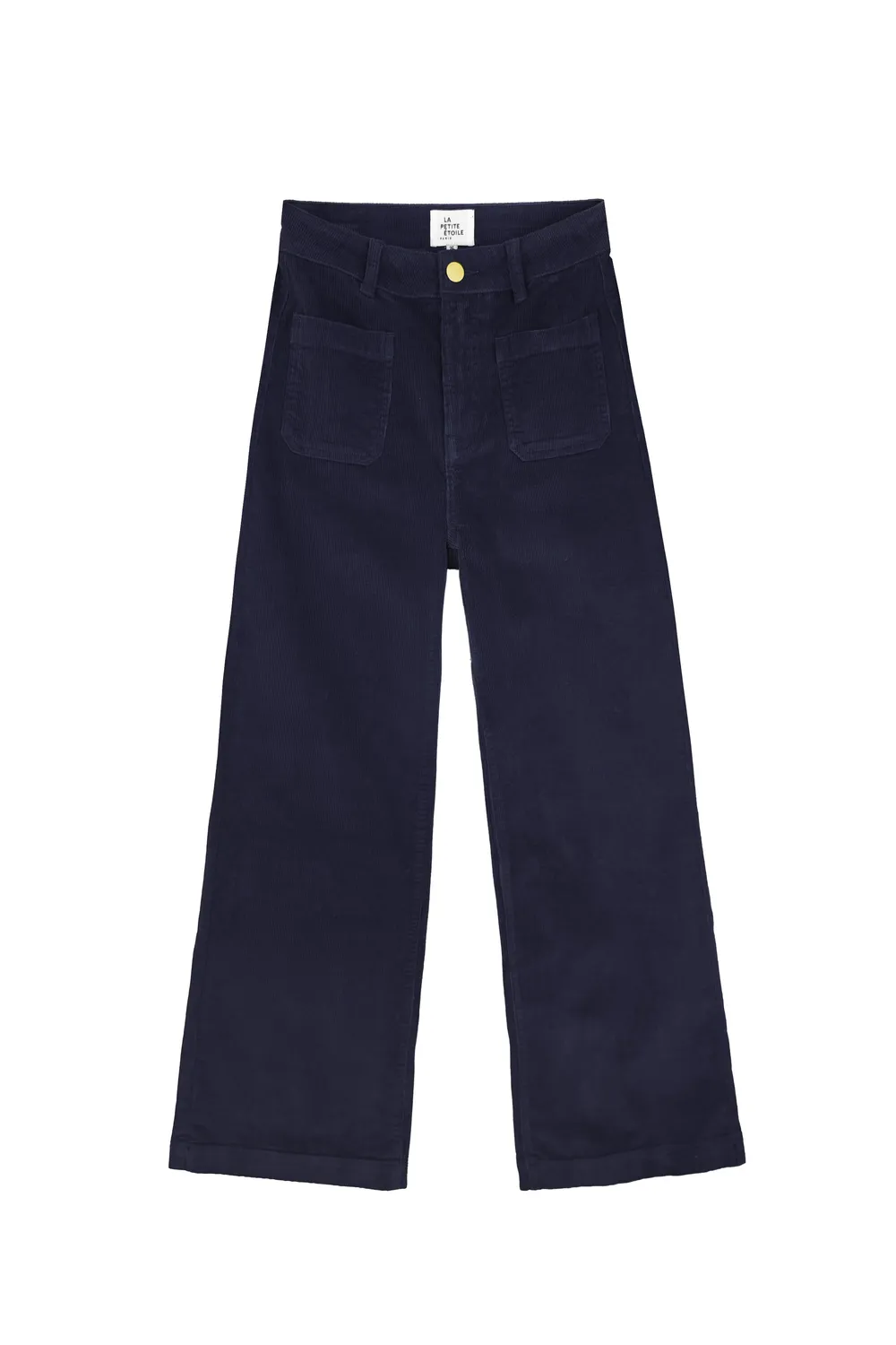 La Petite Etoile Atlanty broek marine wijd fluweel