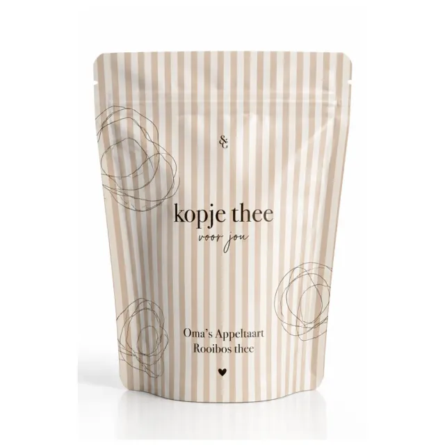 Amiek Beige Stripe thee rooibos 40 gram