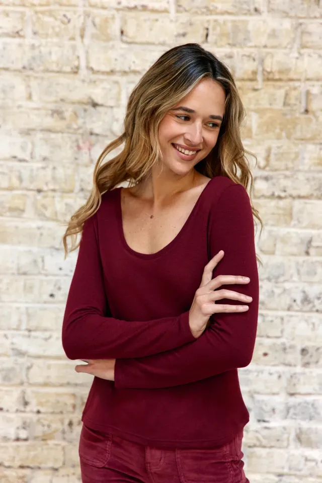 La Petite Etoile Tavy longsleeve bordeaux los