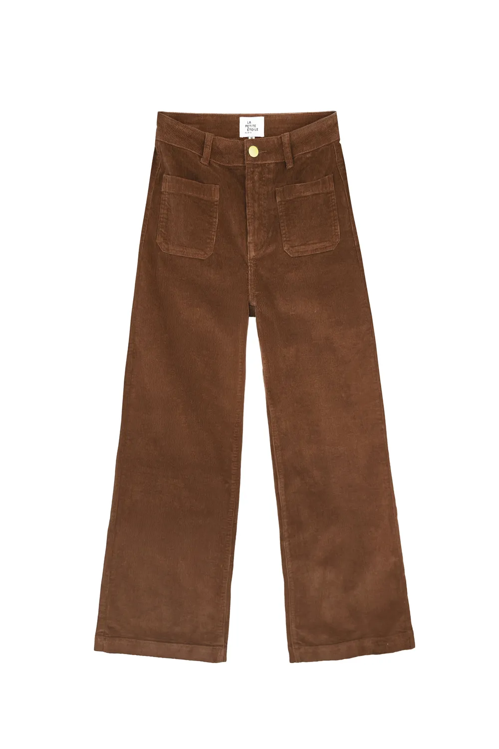La Petite Etoile Atlanty broek camel wijd ribfluweel