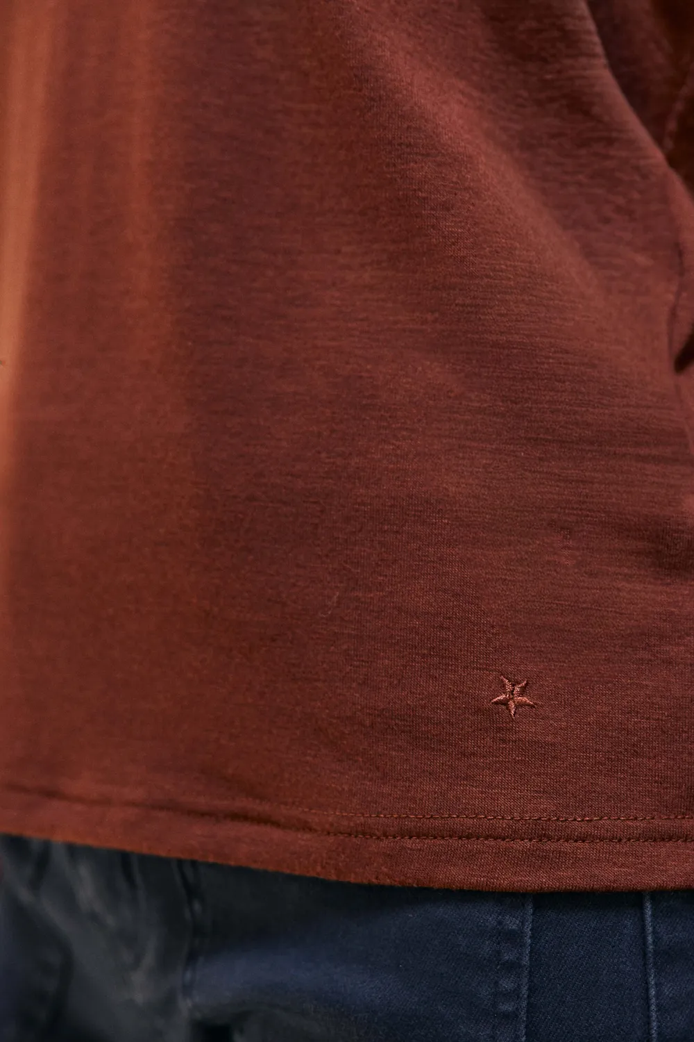 La Petite Etoile Tavy shirt hazelnoot lange mouw