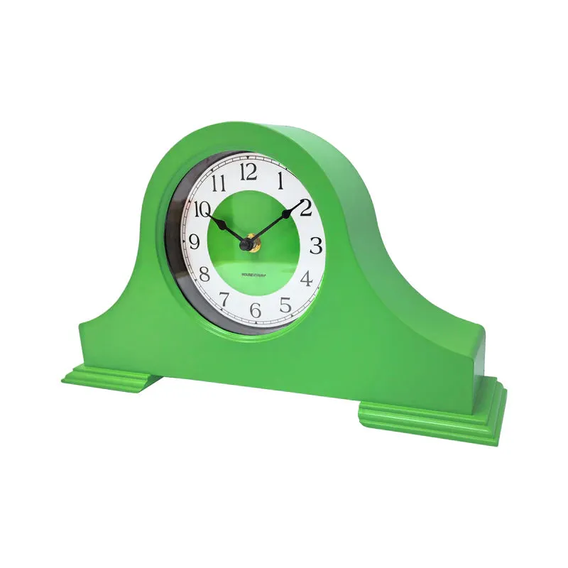 Amiek Mantel Klok groen tafelklok 36 cm kunststof