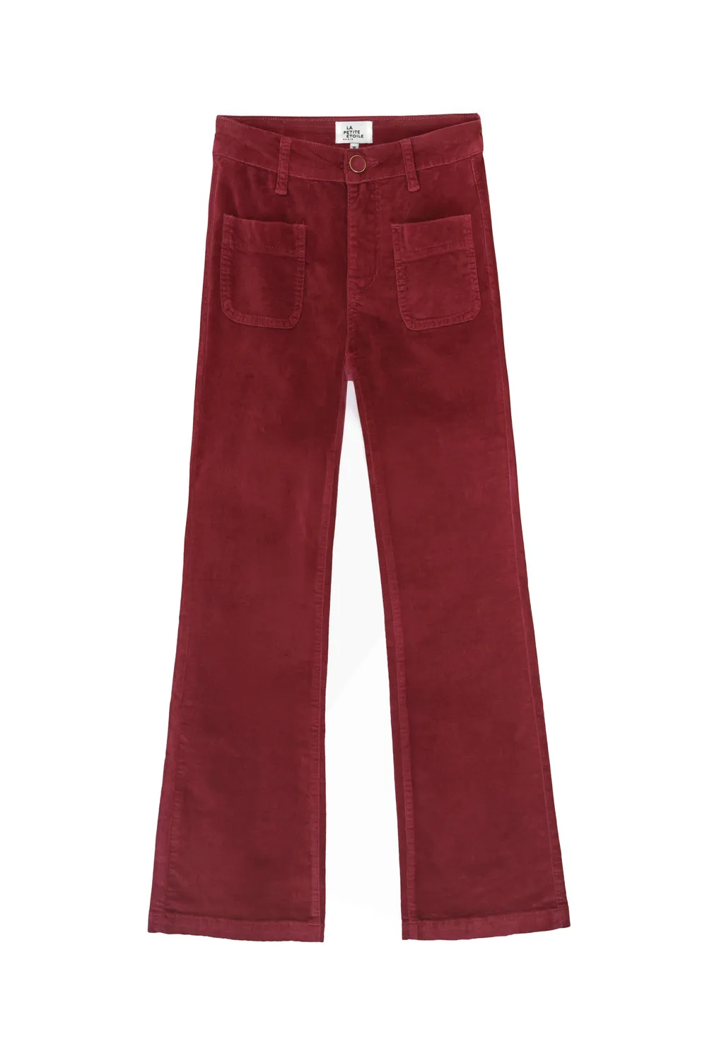 La Petite Etoile Sonny flare broek brique velours
