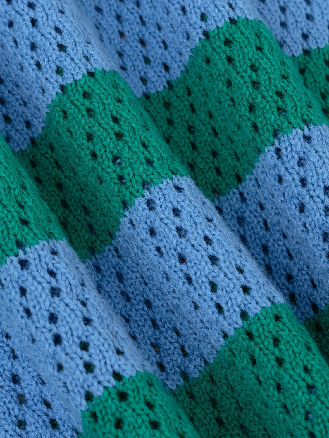 Amiek Agnes top blauw zeegroen luchtig