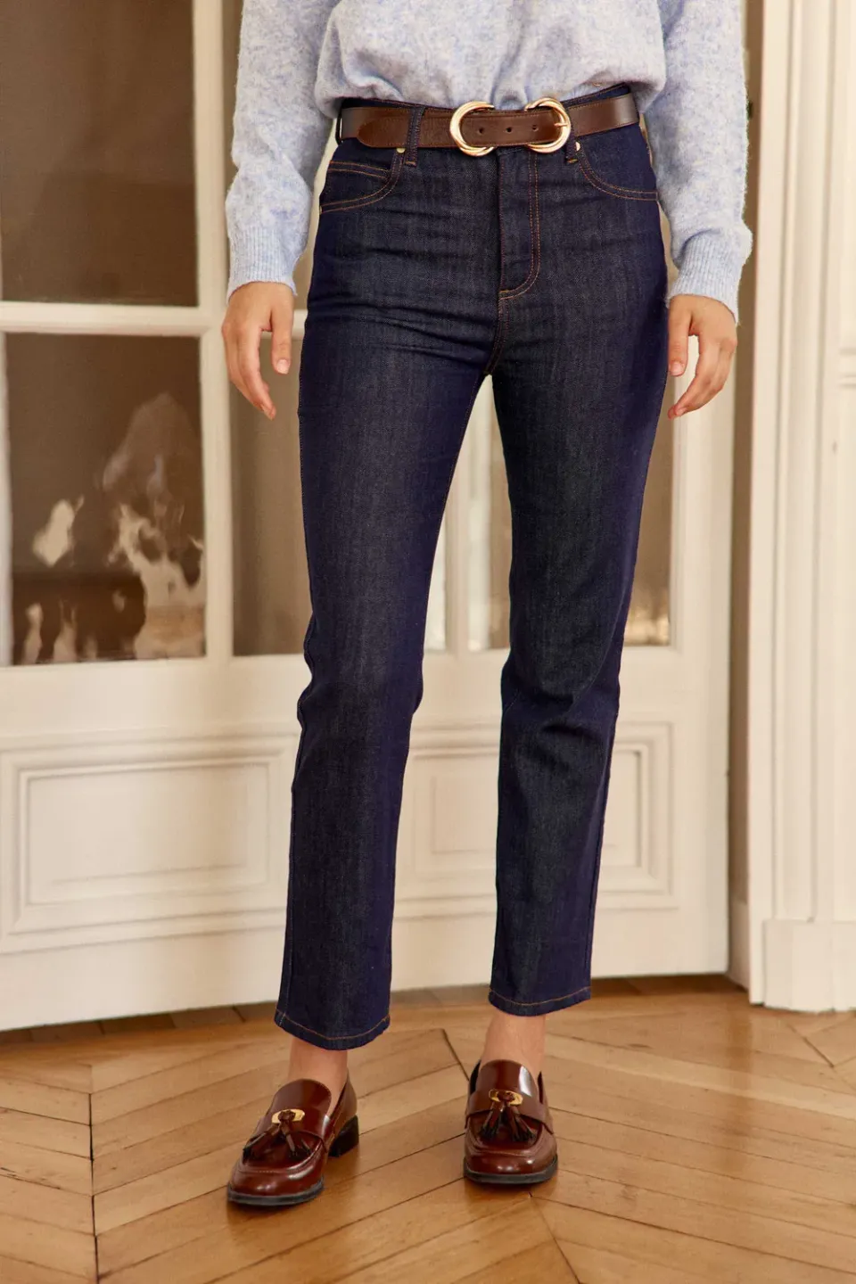 La Petite Etoile Brieg Slim jeans brut blauw