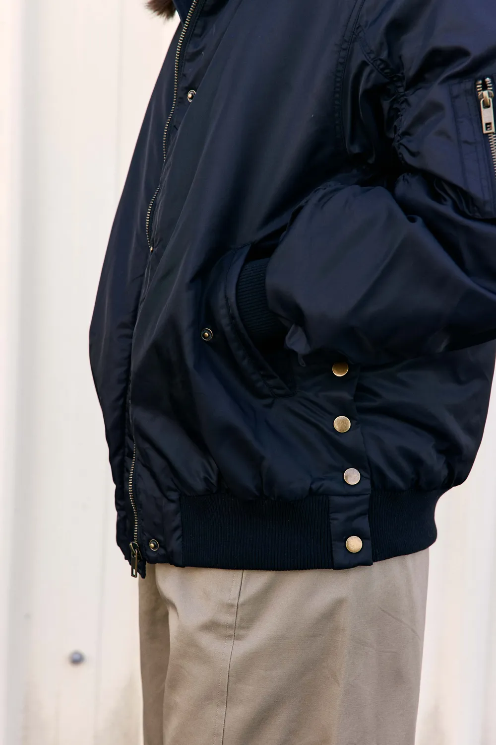 La Petite Etoile Naria bomber zwart oversize