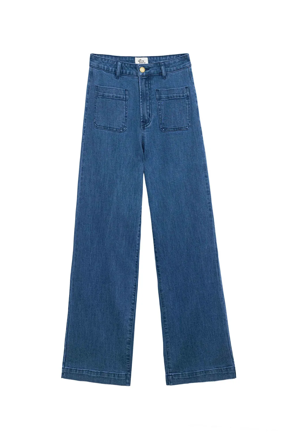 La Petite Etoile Atlanty jeans wijd medium stone
