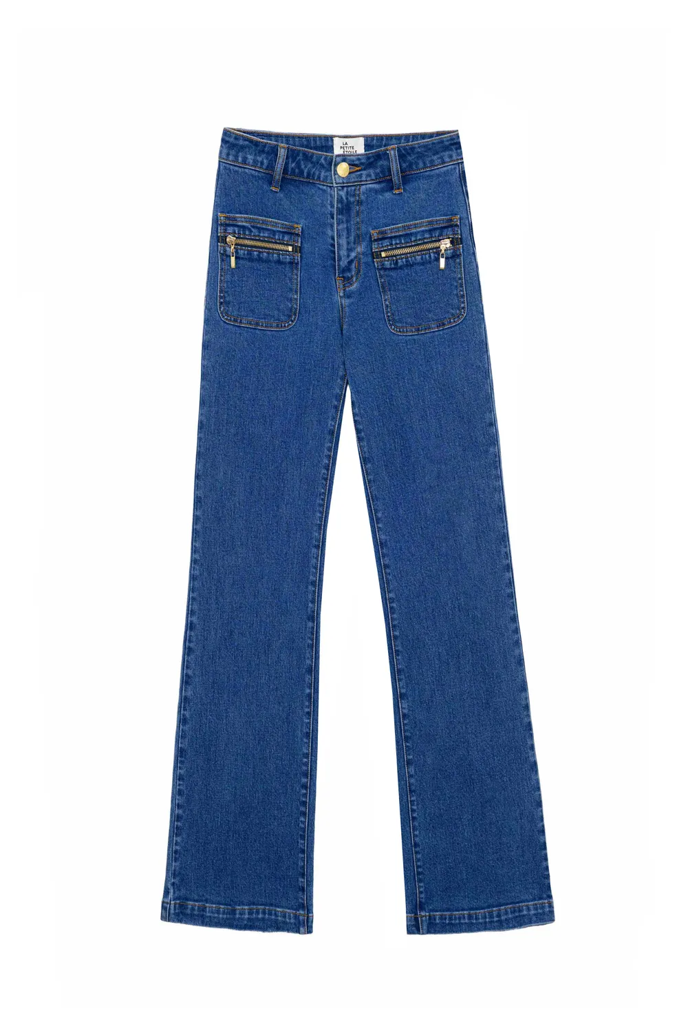 La Petite Etoile Sonnyo jeans flare double wash