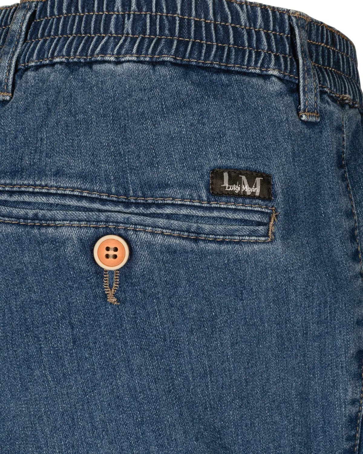 Seniorenkleding Niels jeans licht denim stretch