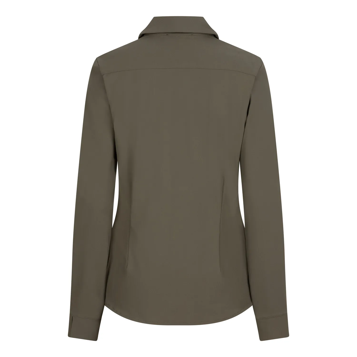 Laboutiek Ivanka blouse groen travel lange mouw