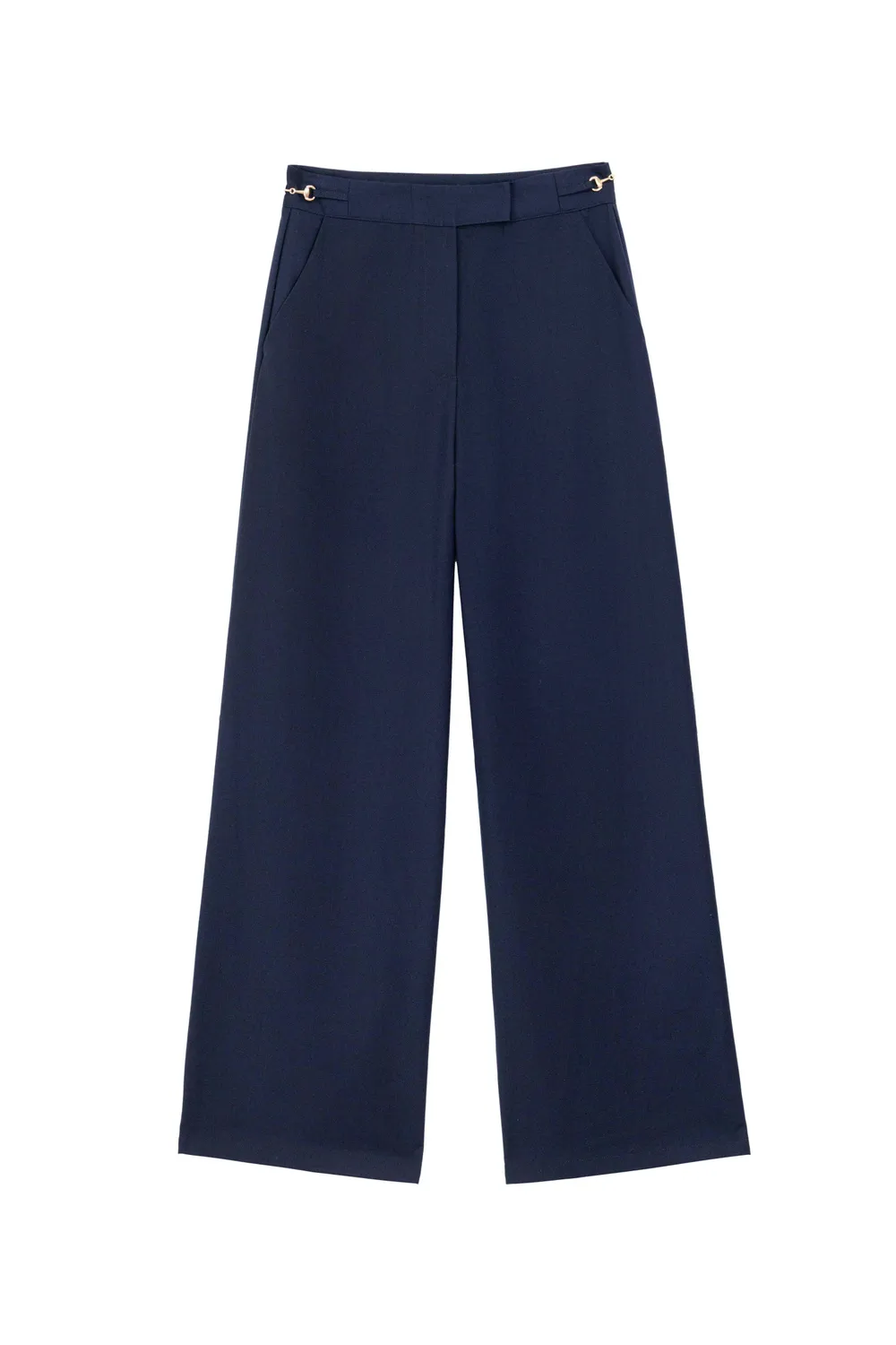 La Petite Etoile Paolin broek marine wijd gouden bit