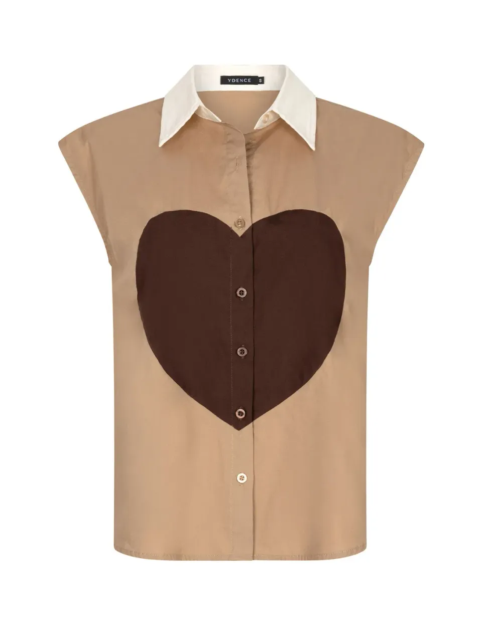 Amiek Bodine blouse bruin katoen