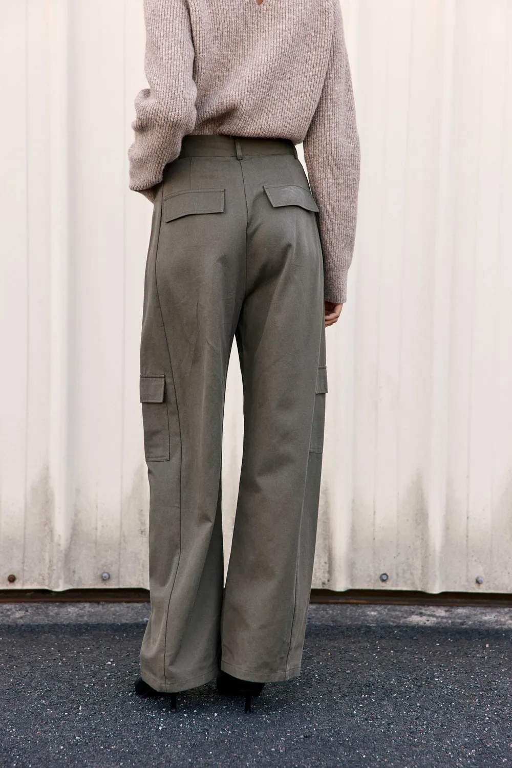 La Petite Etoile Pazy barrel broek kaki barrel