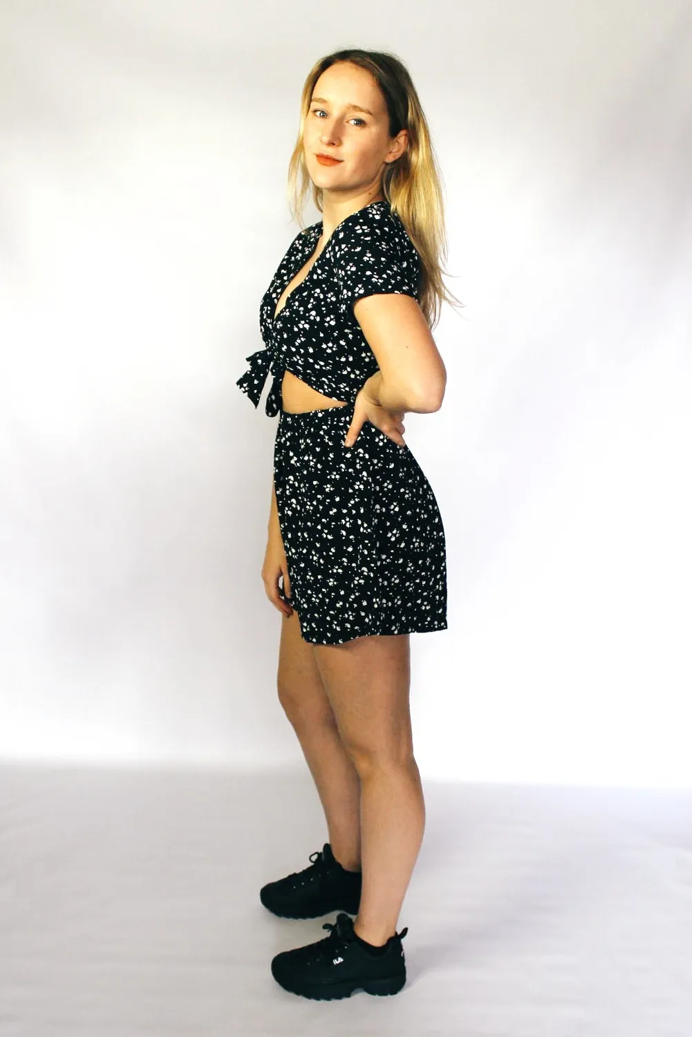 LOVEDRUNKY Cut Out jumpsuit zwart luchtig