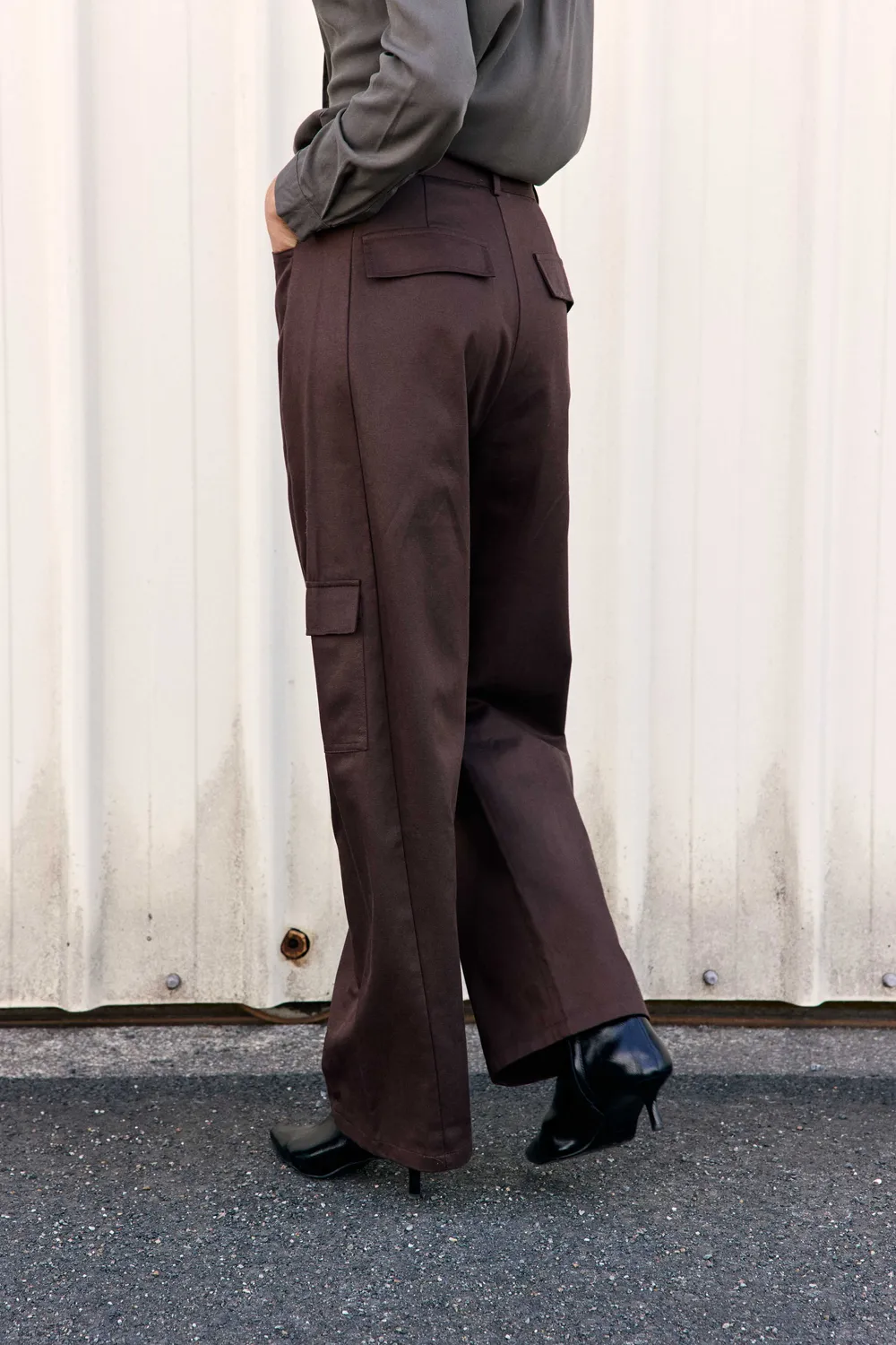 La Petite Etoile Pazy broek bruin barrel zakken