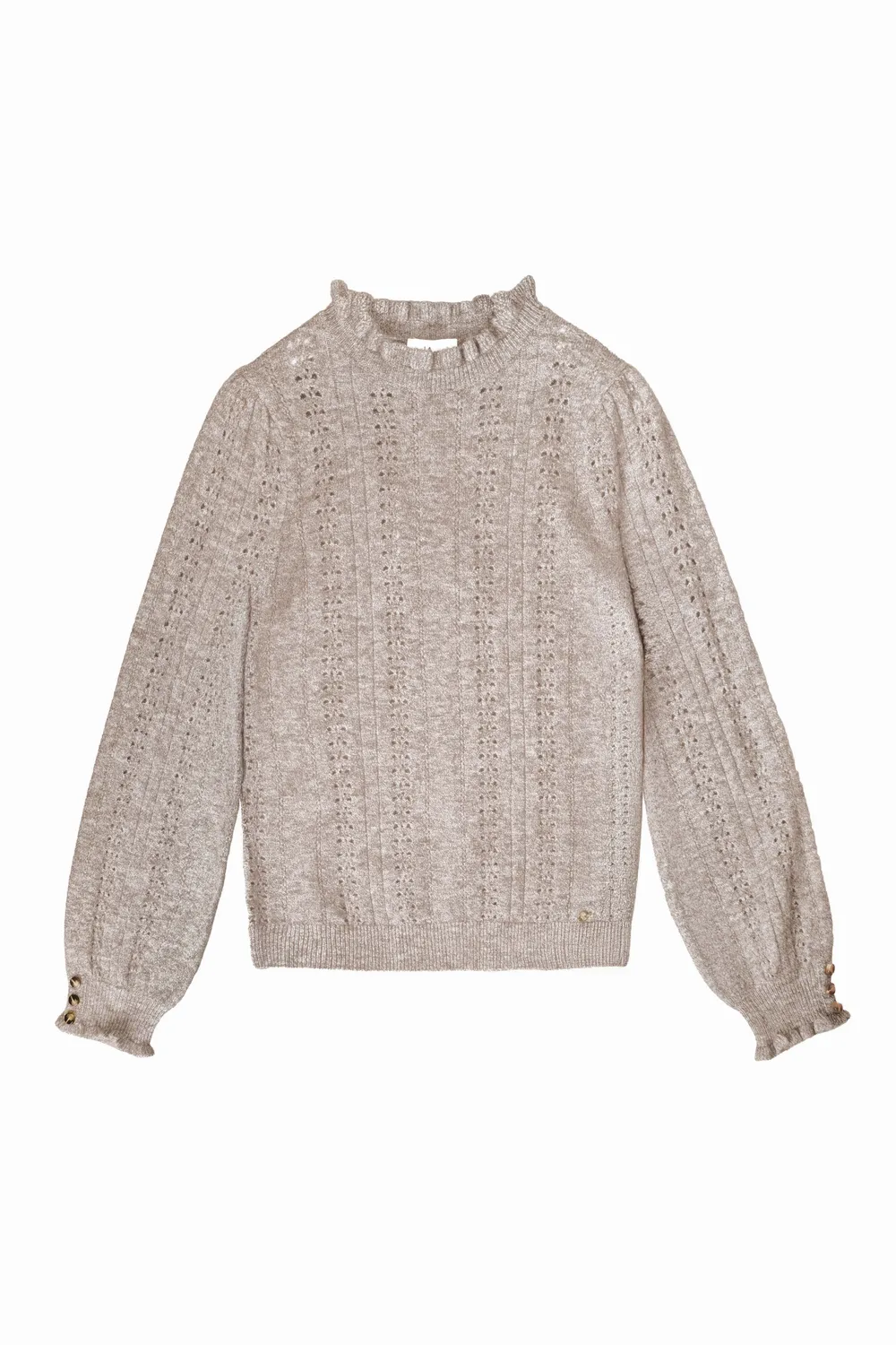 La Petite Etoile Maxine ajour trui beige 13-beige